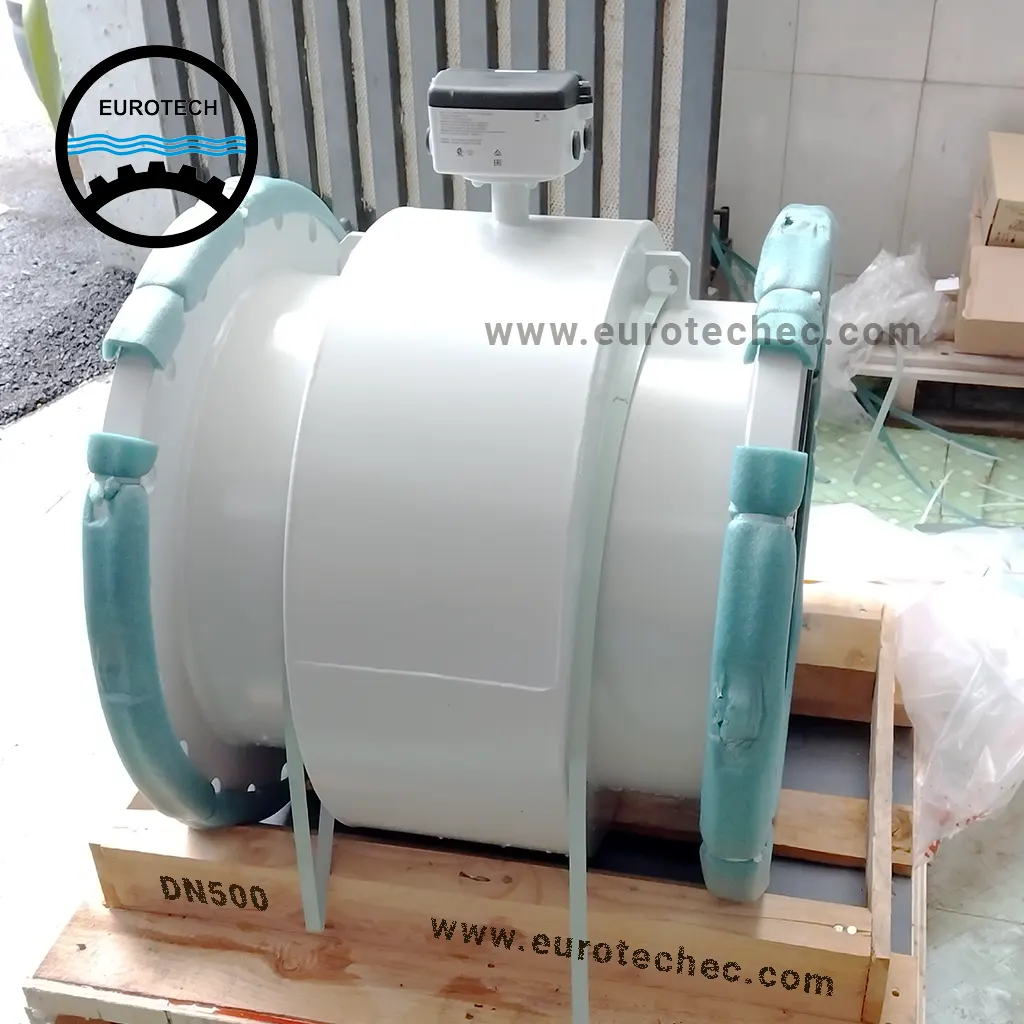 Đồng hồ nước điện từ DN500 Siemens chuẩn bị đi kiểm định