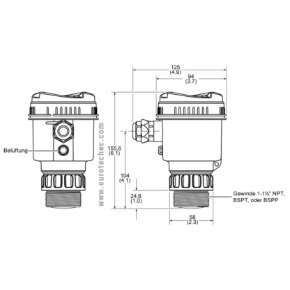 Cảm biến mức radar Siemens SITRANS LR150 HART - Ảnh 3