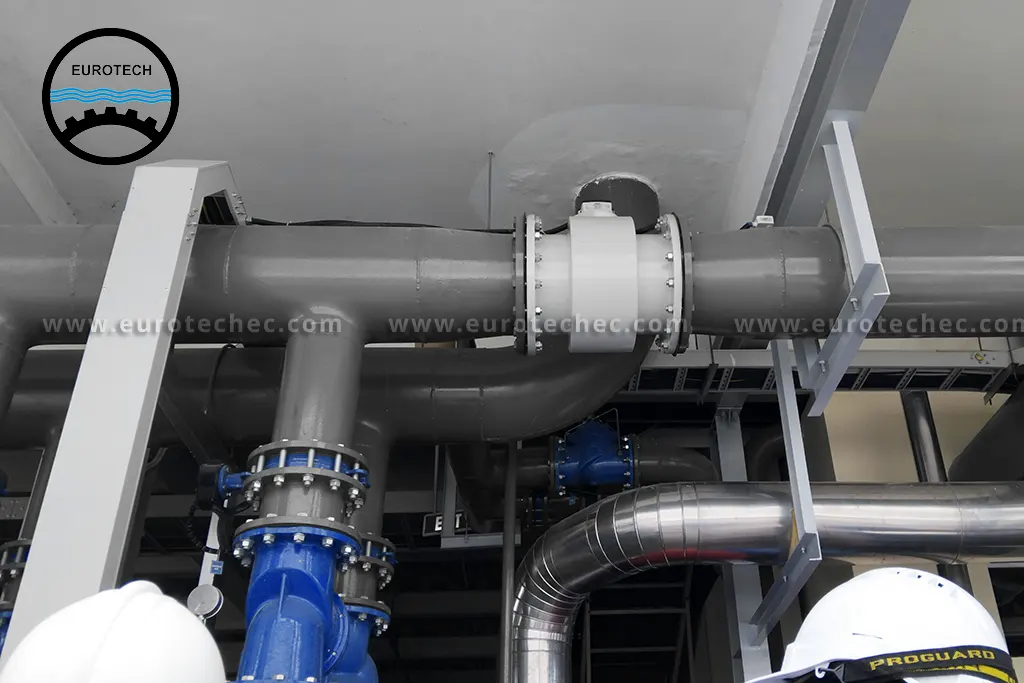 Đồng hồ nước điện từ DN400 Siemens trong hệ thống chiller